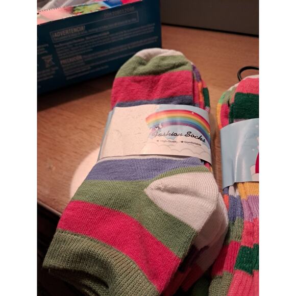 Fashion Socks 3 Pack Of 3 Pairs Multicolor Size 9-11 - Picture 3 of 8